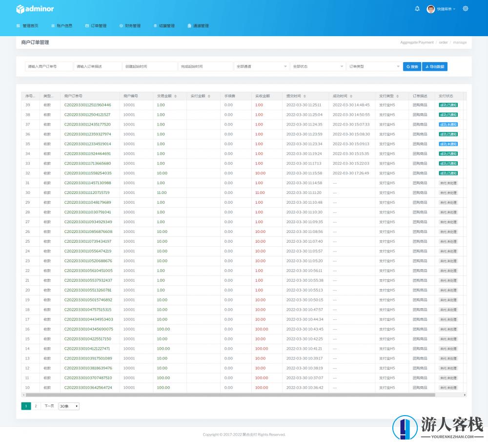 生成缴付平台系统源码基本概念thinkphp框架