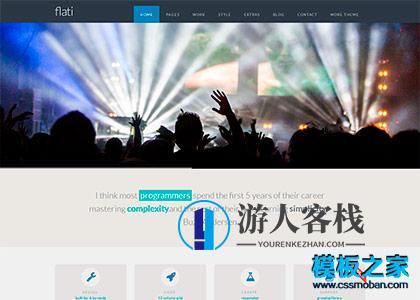 旅游网站搭建flati响应式css3动画bootstrap旅游服务模板