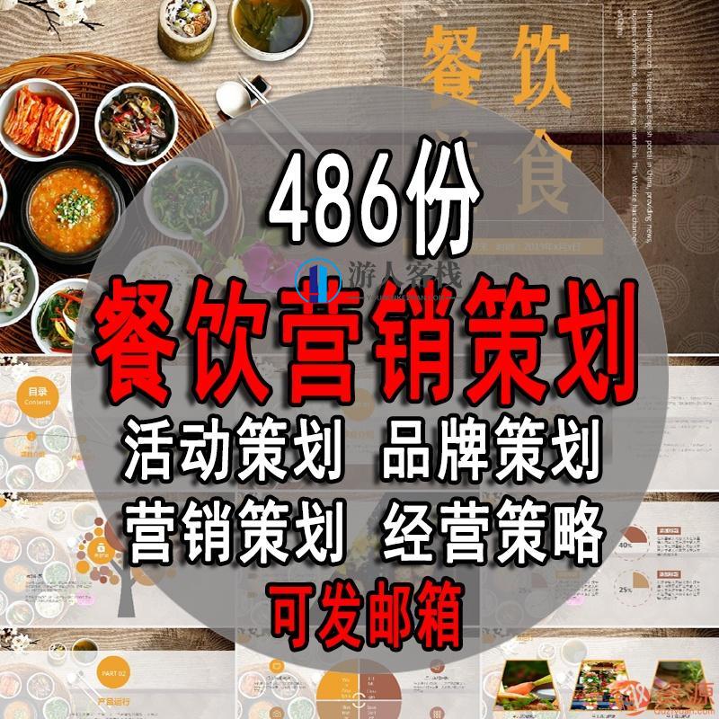 酒店餐饮营销方案和酒店餐饮推广方案486份酒店餐饮行业运营策划方案品牌营销活动推广促销经营资料包