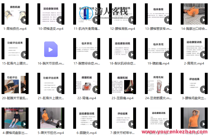 苟文强《24种疼痛康复训练营》