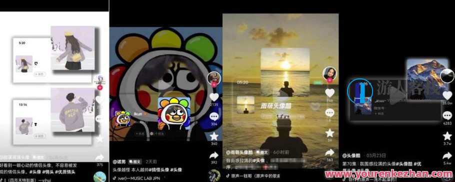 从0到1玩赚抖音头像号：快速躺赚-实现睡后收！附：大佬起号干货！,模板,支持,第3张