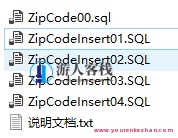 全中国邮政编码数据库sql文件下载（约19万条数据）