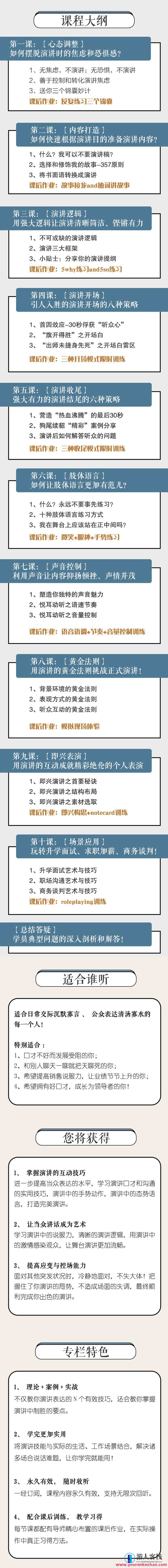 十节演讲课：普通人怎么练习能够成为讲话高手！,课程,微信,目标,第1张