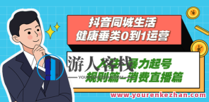抖音视频本地生活身心健康垂类0到1经营：入驻-暴力行为起号-标准篇-交易直播间