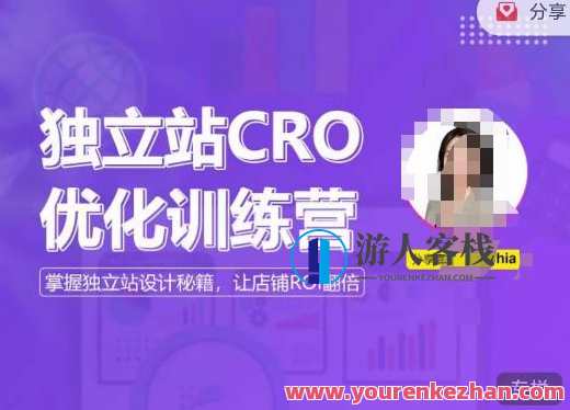独立站CRO提升训练营，把握独立站设计方案，打造高转化独立站，让店铺ROI翻番