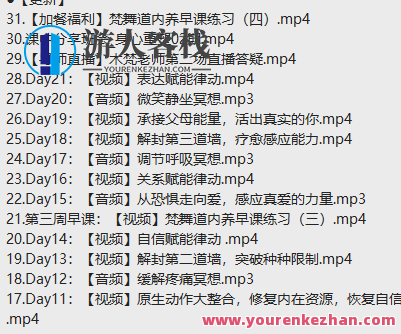 打通身心能量 21天身体绽放重塑班02期