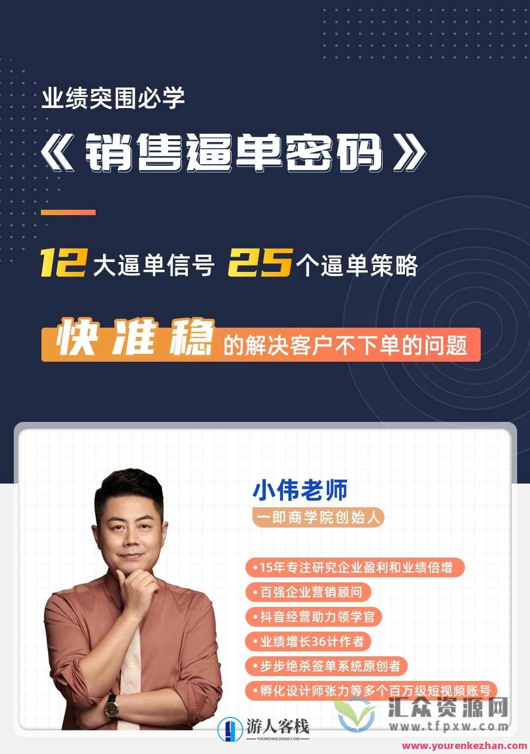小伟老师销售逼单密码（16讲）,课程,第1张