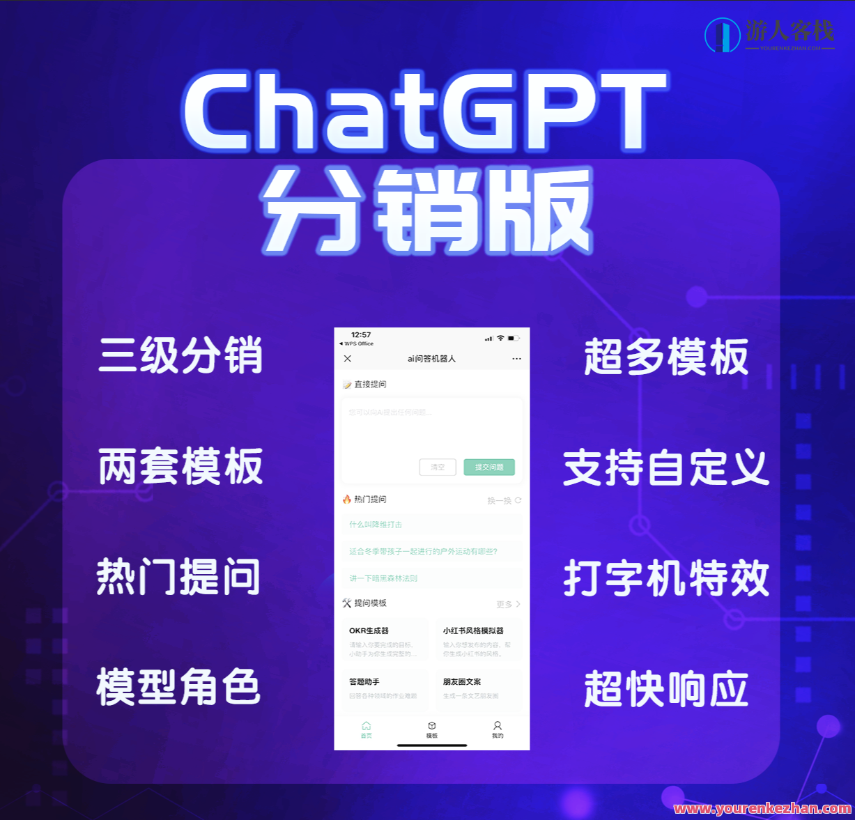 ChatGPT多开分销版系统百度云盘分享