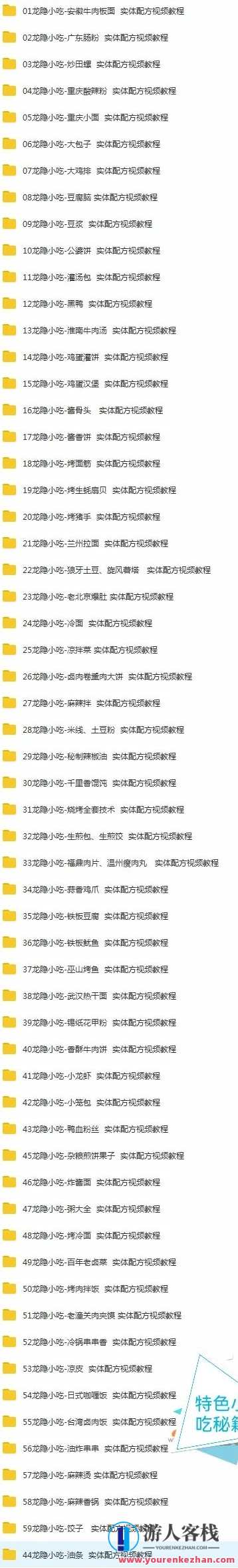 全国特色小吃配方视频教程龙隐小吃 轻松好上手,专业,收藏,饮食,第2张