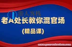 老A处长教你混官场(精品课)百度云盘分享