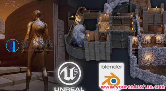 Blender和UE5暗黑地牢RPG游戏制作 百度云盘分享,RPG,影视,第1张