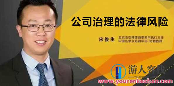 宋俊生《公司治理的法律风险》