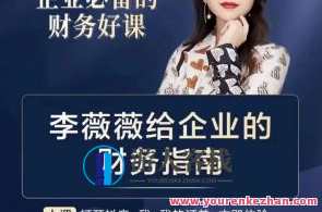 李薇薇给企业的财务指南-老板财务总监必看百度云盘分享,管理,金融,课程,第1张