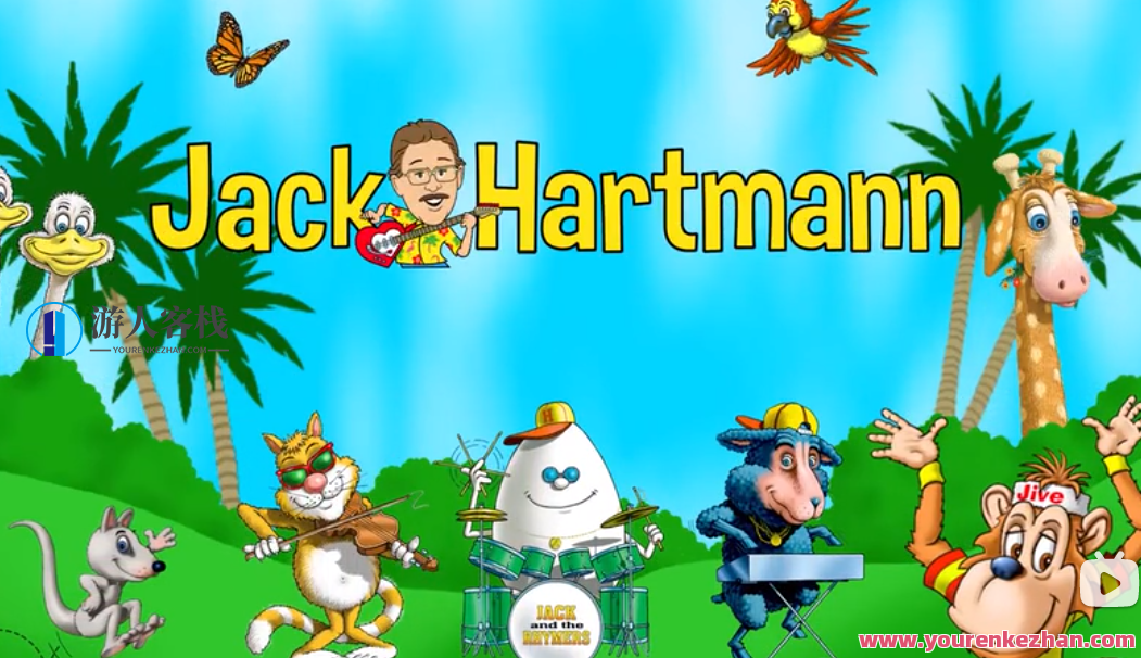 魔性.大叔Jack Hartmann纯正美音学英语414集高清动画启蒙 百度云盘分享,课程,学习,影视,视觉效果,第1张
