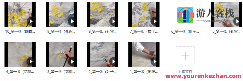 李海霞2022唯美国展技法工笔画孔雀三角梅百度云盘分享,课程,影视,第2张