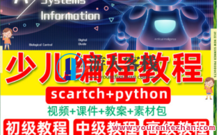少儿编程Scratch网课入门Python趣味教程儿童课程
