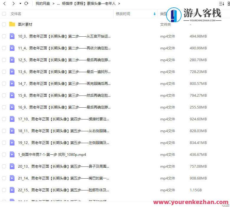 杨慎修·素描头像—老年人2022年百度云盘分享