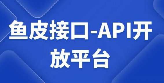 鱼皮接口-API开放平台视频课程百度云盘分享,课程,第1张