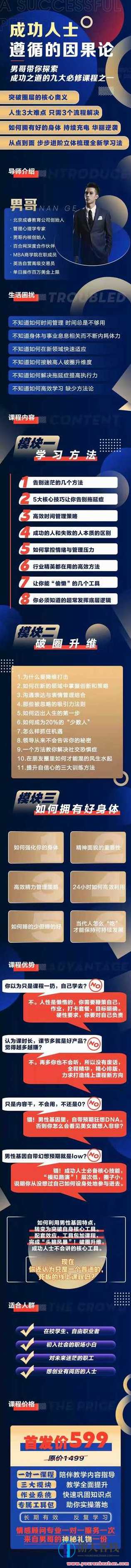 情感新课男哥新课《成功人士遵循的因果论》 ●44集,管理,创新,领导,时间管理,沟通,第2张
