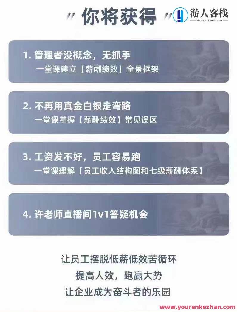 许林芳·学会薪酬绩效 突破人效困境,课程,管理,第3张