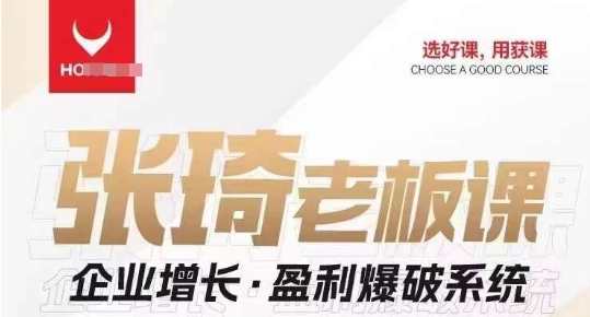 【组合课】张琦张琦老板企业增长·盈利爆破系统（直播专享）,课程,管理,直播,成长,领导,第1张
