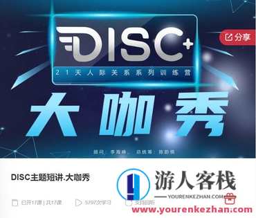DISC主题短讲.大咖秀- 掌握自我，成就卓越 萌萌家网课