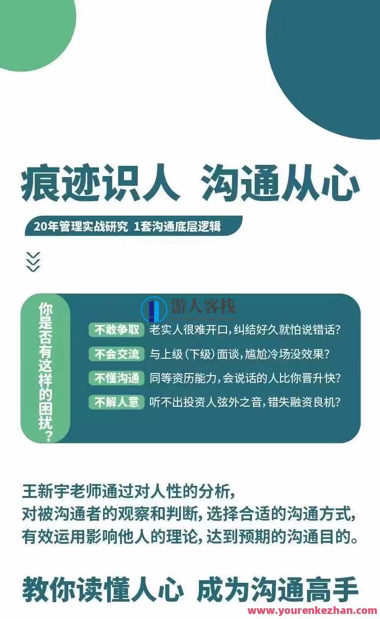 王新宇：痕迹识人之沟通篇－－向上管理，沟通从心,课程,学习,管理,目标,沟通,合作,信任,第1张