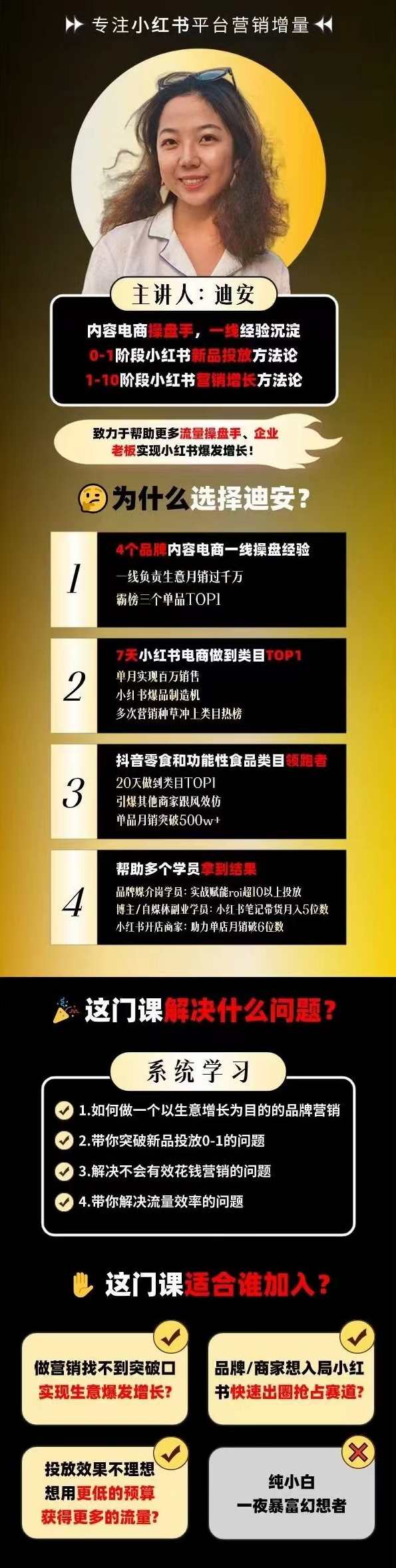 Dian品牌营销-小红书品效合一教学, 小红书新品投放方法论,课程,管理,直播,发展,微信,定位,模板,目标,竞争,合作,第2张