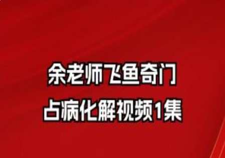 余老师飞鱼奇门占病化解视频1集,课程,第1张
