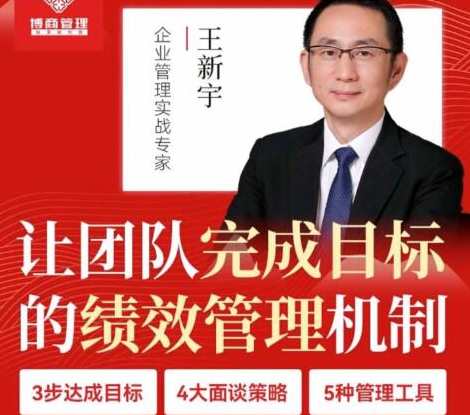王新宇《让团队完成目标的绩效管理机制》,课程,管理,理解,目标,沟通,团队,平衡,第1张