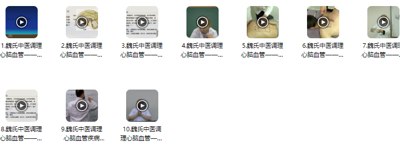 魏晓辉魏氏中医调理心脑血管疾病 十六期,课程,中医,第1张