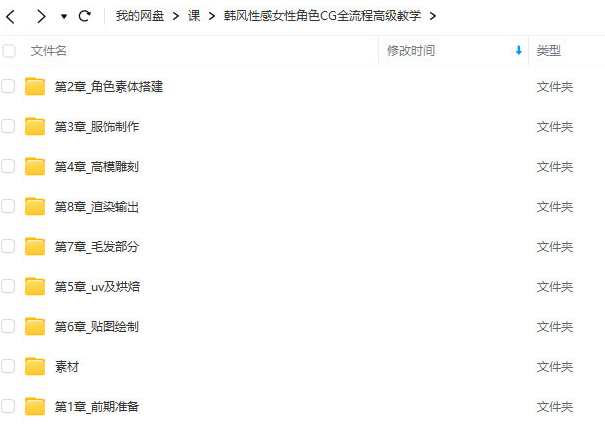 韩风性感女性角色CG全流程高级教学,课程,学习,第2张