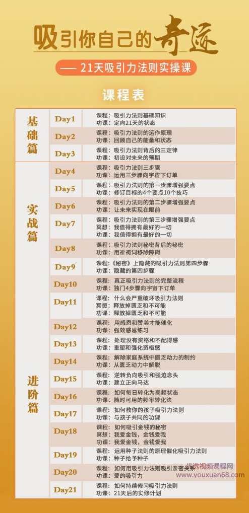 卢熠翎 21天吸引力法则训练营课程-吸引你自己的奇迹,课程,学习,直播,理解,目标,第2张 卢熠翎 21天吸引力法则训练营课程-吸引你自己的奇迹,课程,学习,直播,理解,目标,第2张