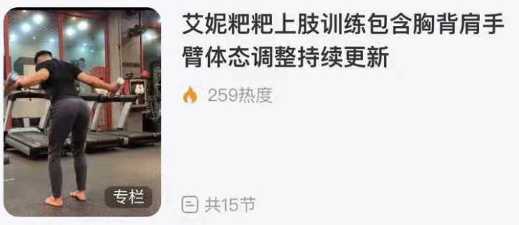 艾妮粑粑上肢训练课程