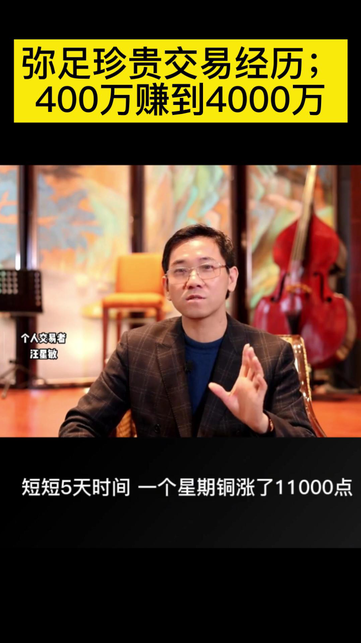汪星敏 2015期货日报获奖演讲40分钟《如何取得两届实盘冠军》