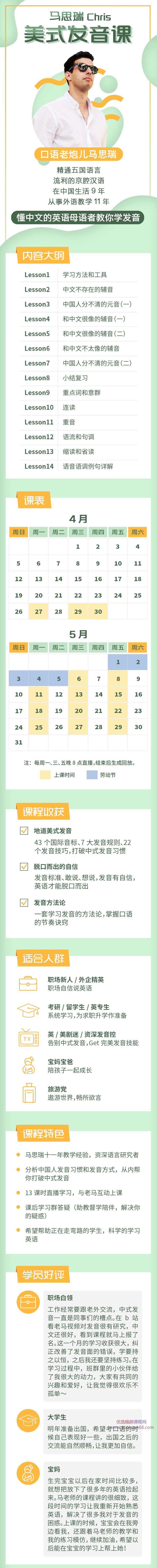 马思瑞-美式发音课,课程,学习,第2张