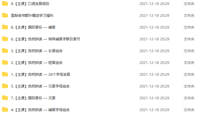 《雪梨老师精品课三合一》自然拼读+音标+发音规则,课程,学习,第2张