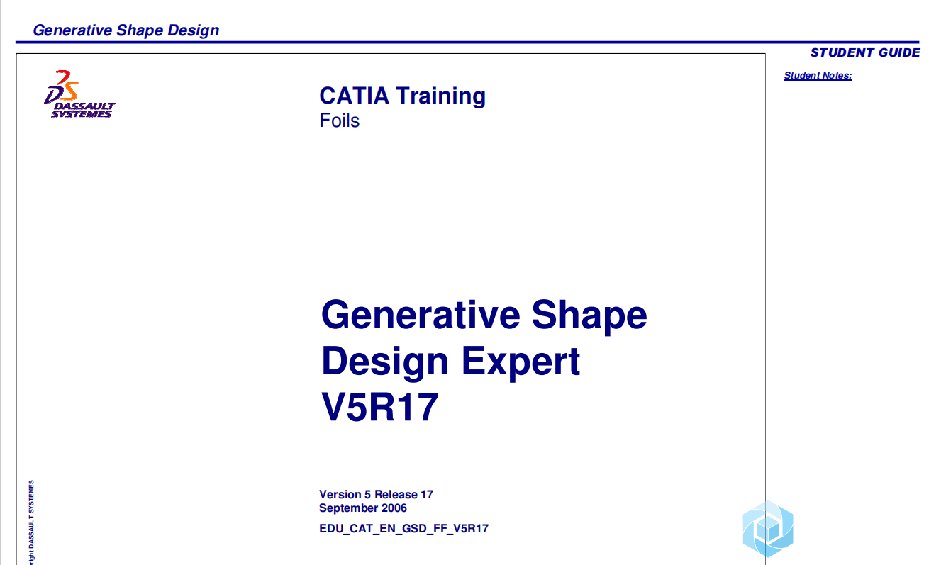 《CATIA.V5.进阶课程》,课程,第1张