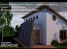 ArchiCAD训练系列视频教程(52集英文教学）