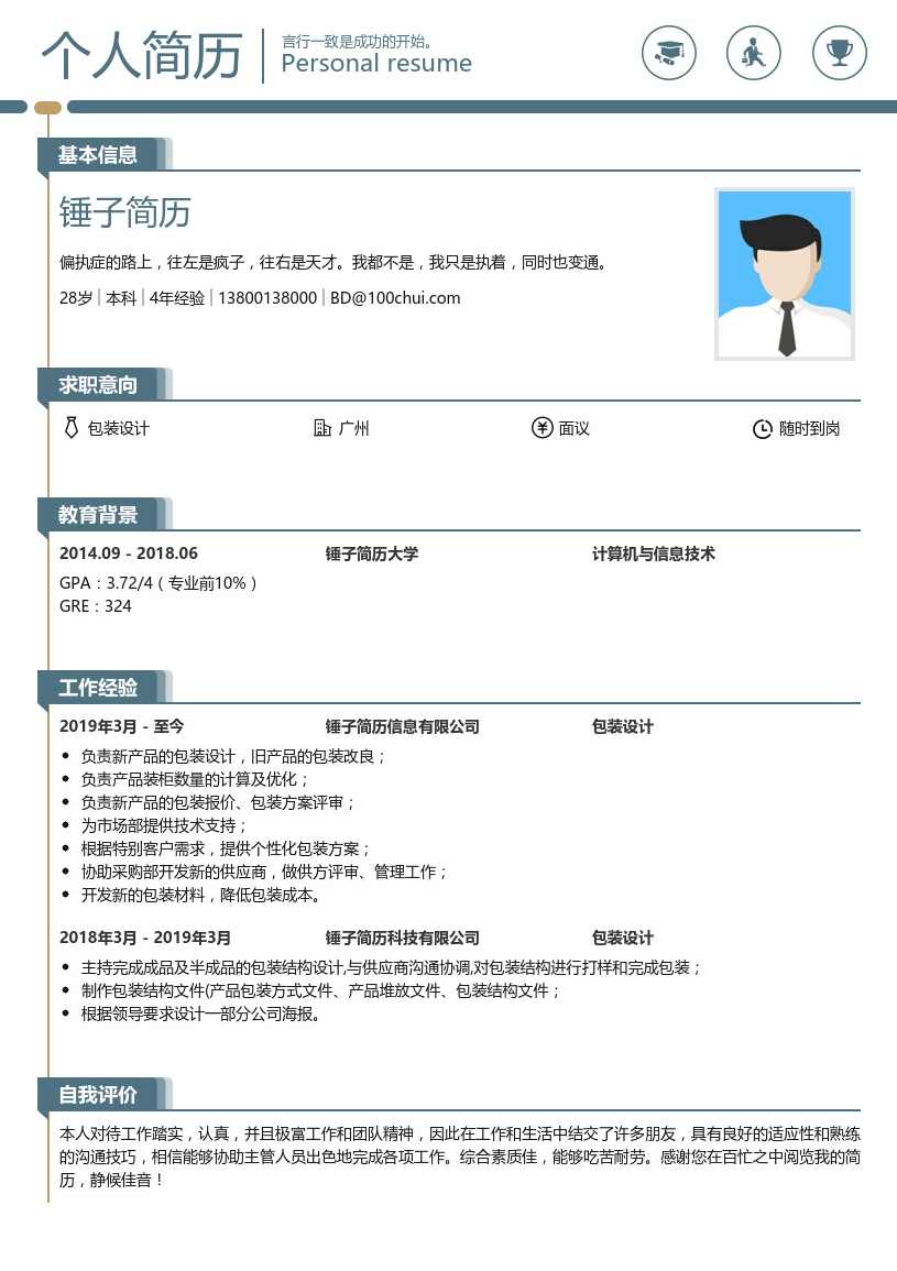 【简历包装】教你写值钱简历，拿更高工资