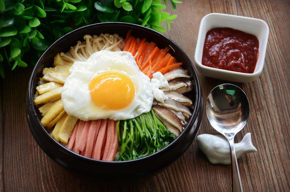 韩国石锅拌饭视频教程 特色小吃技术 配方资料 制作方法创业培训