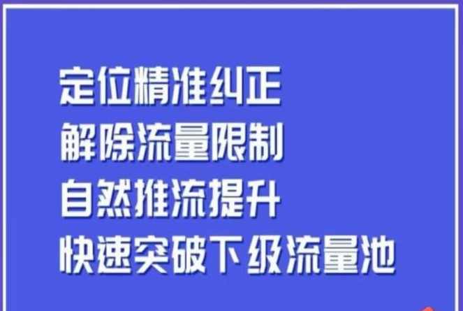 同城账号付费投放运营优化提升,定位精准纠正,解除流量限制,自然推流提升,极速突破下级流量池,课程,学习,定位,第1张 同城账号付费投放运营优化提升,定位精准纠正,解除流量限制,自然推流提升,极速突破下级流量池,课程,学习,定位,第1张