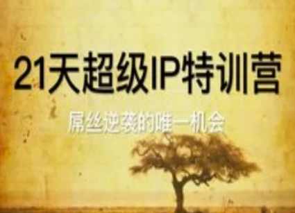 21天超级IP特训营,屌丝逆袭的唯一机会,课程,微信,坚持,第1张 21天超级IP特训营,屌丝逆袭的唯一机会,课程,微信,坚持,第1张